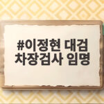 이정현 대검 차장검사 임명 소식과 공소청 출범 준비 상황 이정현 대검 차장검사 임명