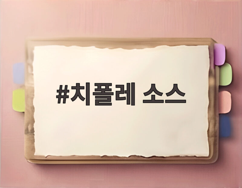 치폴레 소스
