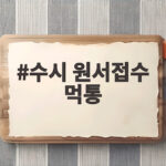 수시 원서접수 먹통 사태 마감 연장으로 생긴 형평성 논란과 대처 수시 원서접수 먹통