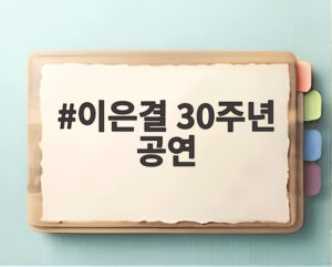 이은결 30주년 공연