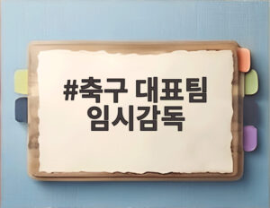 축구 대표팀 임시감독