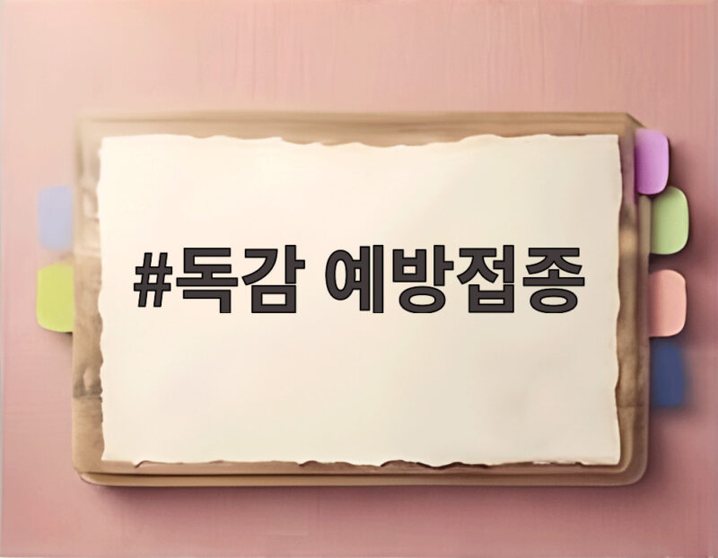 독감 예방접종