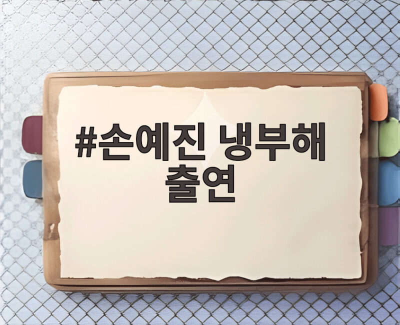 손예진 냉부해 출연