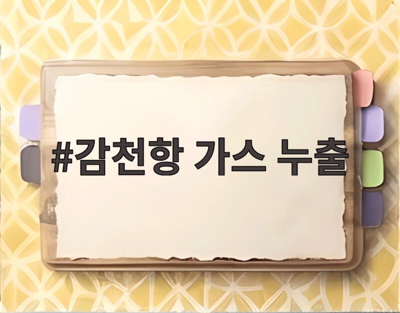 부산 감천항 가스 누출 사고 프레온가스 위험과 안전수칙 1 감천항 가스 누출