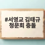 서영교 김태규 청문회 충돌, 악마 발언까지 오간 생생 현장 서영교 김태규 청문회 충돌