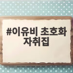 이유비 초호화 자취집