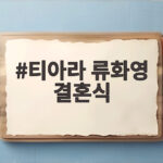 티아라 류화영 결혼식