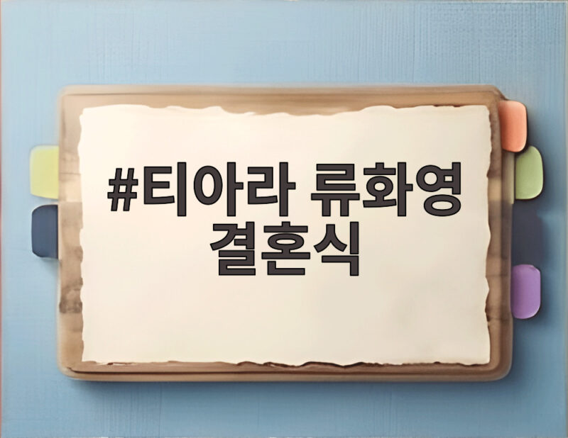 티아라 류화영 결혼식