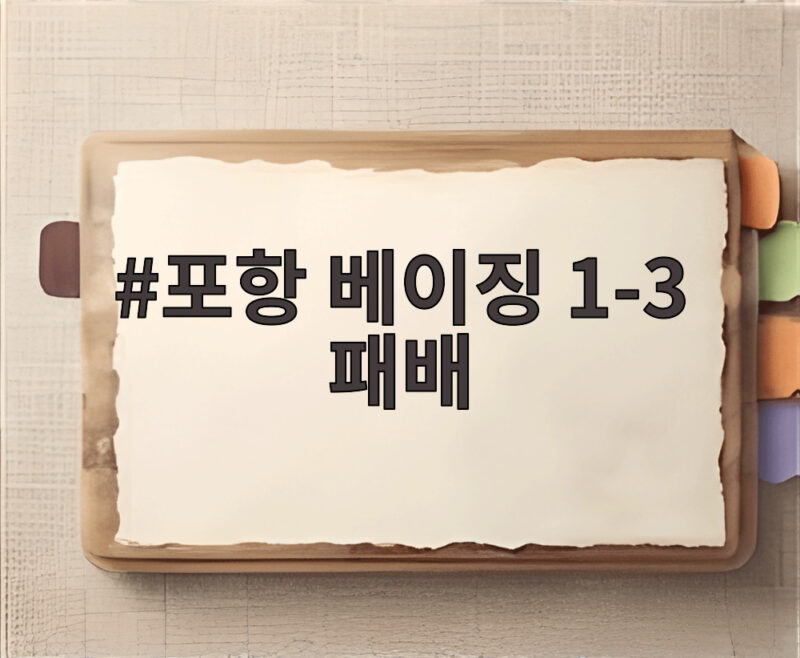 포항 베이징 1-3 패배, ACLE 첫판 완패의 충격과 앞으로의 과제 1 포항 베이징 1-3 패배