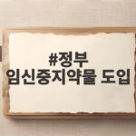 정부 임신중지약물 도입