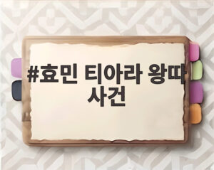 효민 티아라 왕따 사건