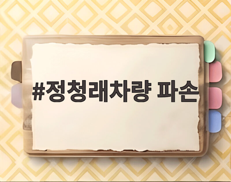 정청래차량 파손 사건 50대 남성 불구속 송치 우발적 범행 결론 1 정청래차량 파손