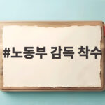 노동부 감독 착수