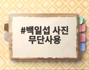 백일섭 사진 무단사용