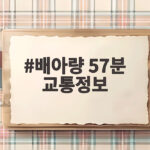 배아량 57분 교통정보, 그 1분을 지키는 치열한 생방송 배아량 57분 교통정보