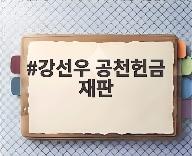 강선우 공천헌금 재판 1심 징역 4년 구형 쪼개기 후원 추가 기소까지 1 강선우 공천헌금 재판