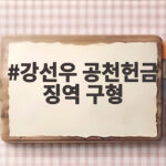 강선우 공천헌금 징역 구형 1심 결과와 쪼개기 후원 논란 정리 강선우 공천헌금 징역 구형
