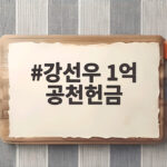 강선우 1억 공천헌금 검찰 징역 4년 구형 충격적 전말과 배경 알아보기 강선우 1억 공천헌금