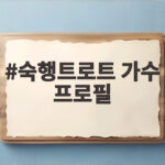 숙행트로트 가수 프로필