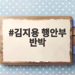김지용 행안부 반박 친윤 논란 정리하고 궁금증 풀어봤다 김지용 행안부 반박