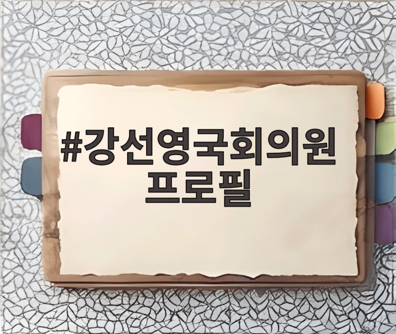 강선영국회의원 프로필, 육군소장 출신 국방전문가의 활약 1 강선영국회의원 프로필