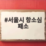 서울시 항소심 패소 소식 남산 곤돌라 사업 멈추게 됐나 서울시 항소심 패소
