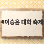 이승윤 대학 축제 접수 가천대부터 중앙대 서울예대까지 라이브 열전 이승윤 대학 축제