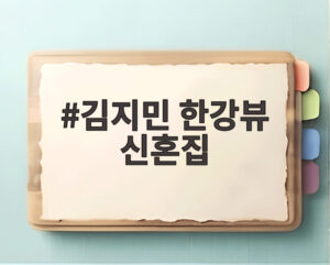 김지민 한강뷰 신혼집