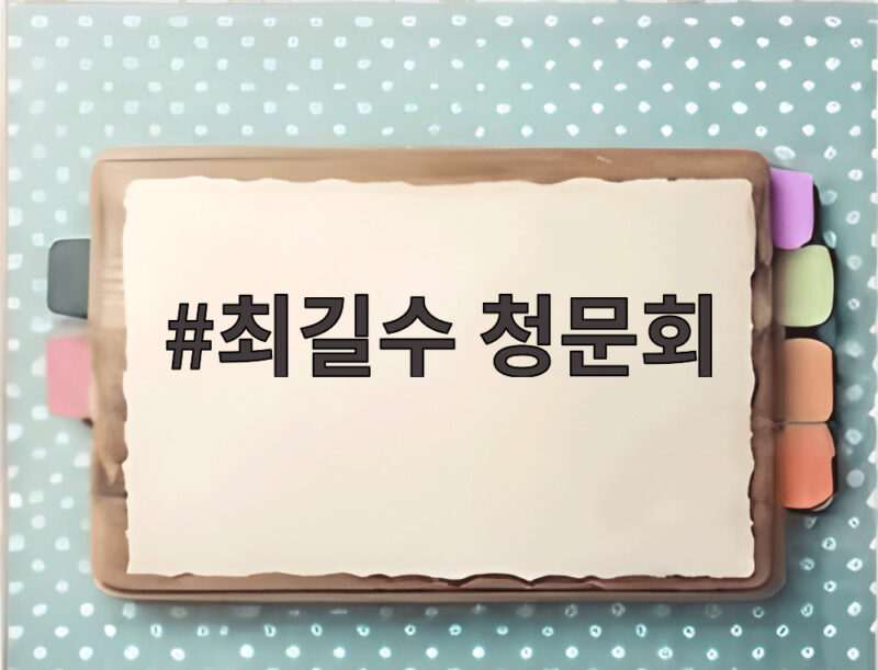 최길수 청문회 여야 공방 속 감찰 범위 쟁점과 전망 살펴보기 1 최길수 청문회