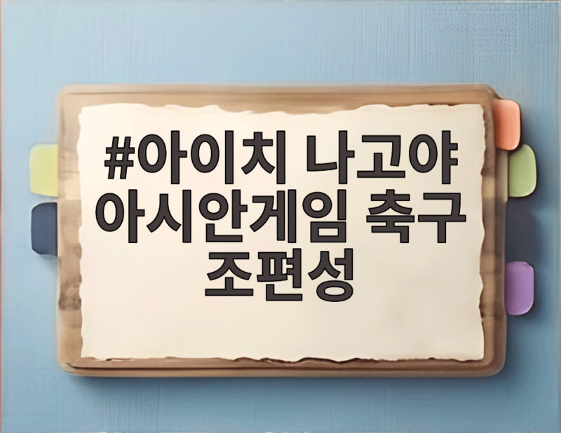 아이치 나고야 아시안게임 축구 조편성 D조 사우디 카타르와 격돌 1 아이치 나고야 아시안게임 축구 조편성