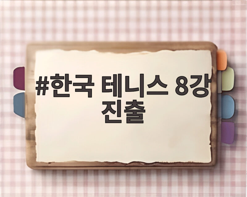한국 테니스 8강 진출, 권순우와 정현이 써낸 사상 첫 8강 신화 1 한국 테니스 8강 진출