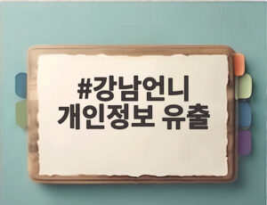 강남언니 개인정보 유출