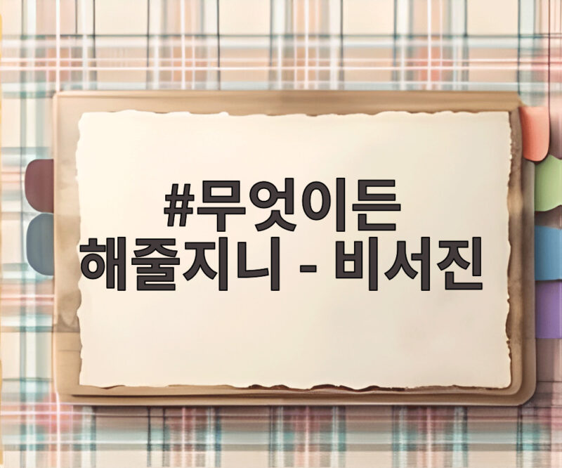 무엇이든 해줄지니 비서진 차태현 일당 30만원에 서인영 등장까지 1 무엇이든 해줄지니 - 비서진