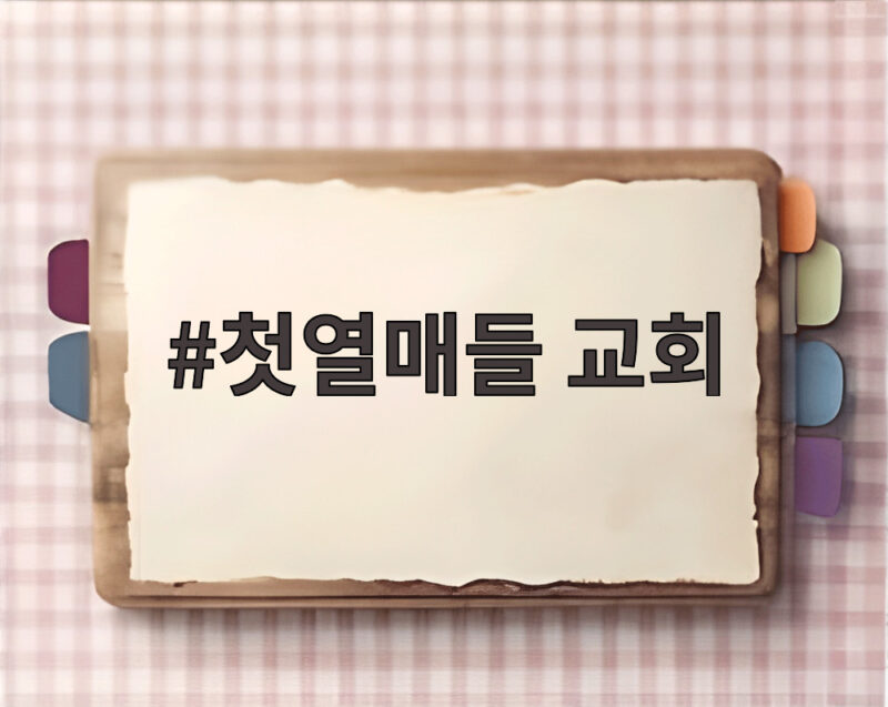 첫열매들 교회, 박진영이 직접 설명한 정체성과 이단·사이비 의혹 정리 1 첫열매들 교회