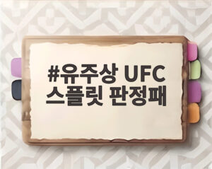 유주상 UFC 스플릿 판정패