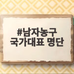 남자농구 국가대표 명단 확정 12년 만의 금메달 도전을 준비하다 남자농구 국가대표 명단