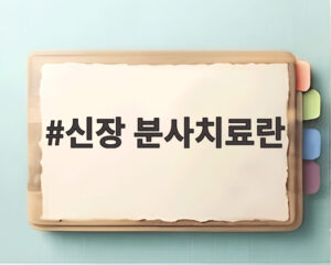 신장 분사치료란