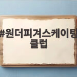 원더피겨스케이팅클럽에서 겨울방학 아이와 즐겁게 배우는 특별한 시간 원더피겨스케이팅클럽