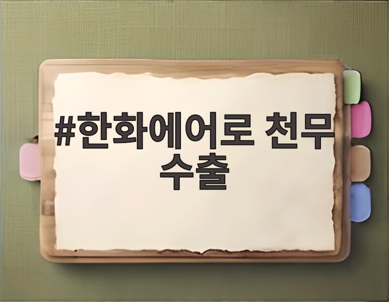 한화에어로 천무 수출