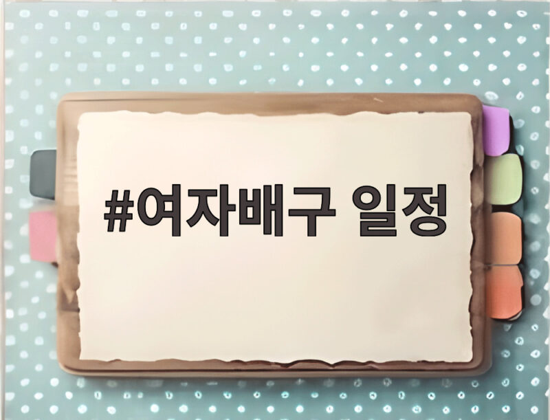 여자배구 일정 오늘 태국과 동메달전 경기 시간과 중계 채널 확인 1 여자배구 일정