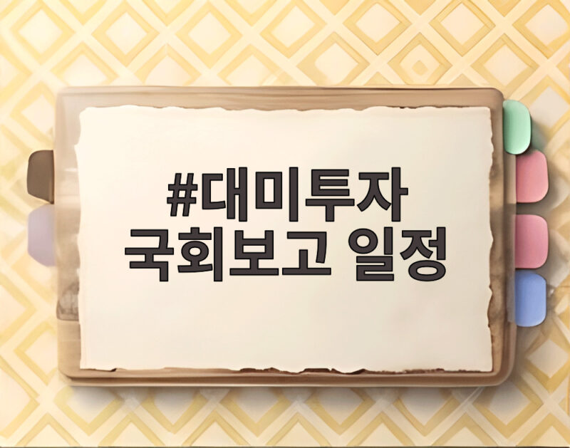 이형일 부총리 첫 출근길, 대미투자 국회보고 일정과 뉴욕 IR까지 하루 1 대미투자 국회보고 일정