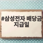 삼성전자 배당금 지급일 11월 확정 주당 4570원 챙기는 법 삼성전자 배당금 지급일