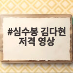심수봉 김다현 저격 영상, 아빠도 딸도 울었다는 사과 전말 심수봉 김다현 저격 영상
