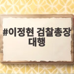 이정현 검찰총장 대행 부임 왜 주목받나 그동안 어떤 행보 걸어왔나 이정현 검찰총장 대행