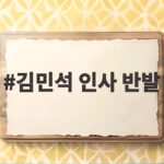 김민석 인사 반발