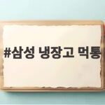 삼성 냉장고 먹통 사태, 스마트싱스 업데이트가 부른 대형 참사 대처법 삼성 냉장고 먹통