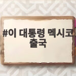 이 대통령 멕시코 출국
