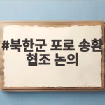 북한군 포로 송환 협조 논의, 그 결과는 북한군 포로 송환 협조 논의