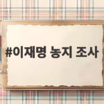 이재명 농지 조사