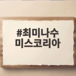 최미나수 미스코리아, 화제의 착시 드레스와 독립 생활 최미나수 미스코리아